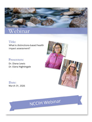 Webinar - What is distinctions-based health impact assessment?