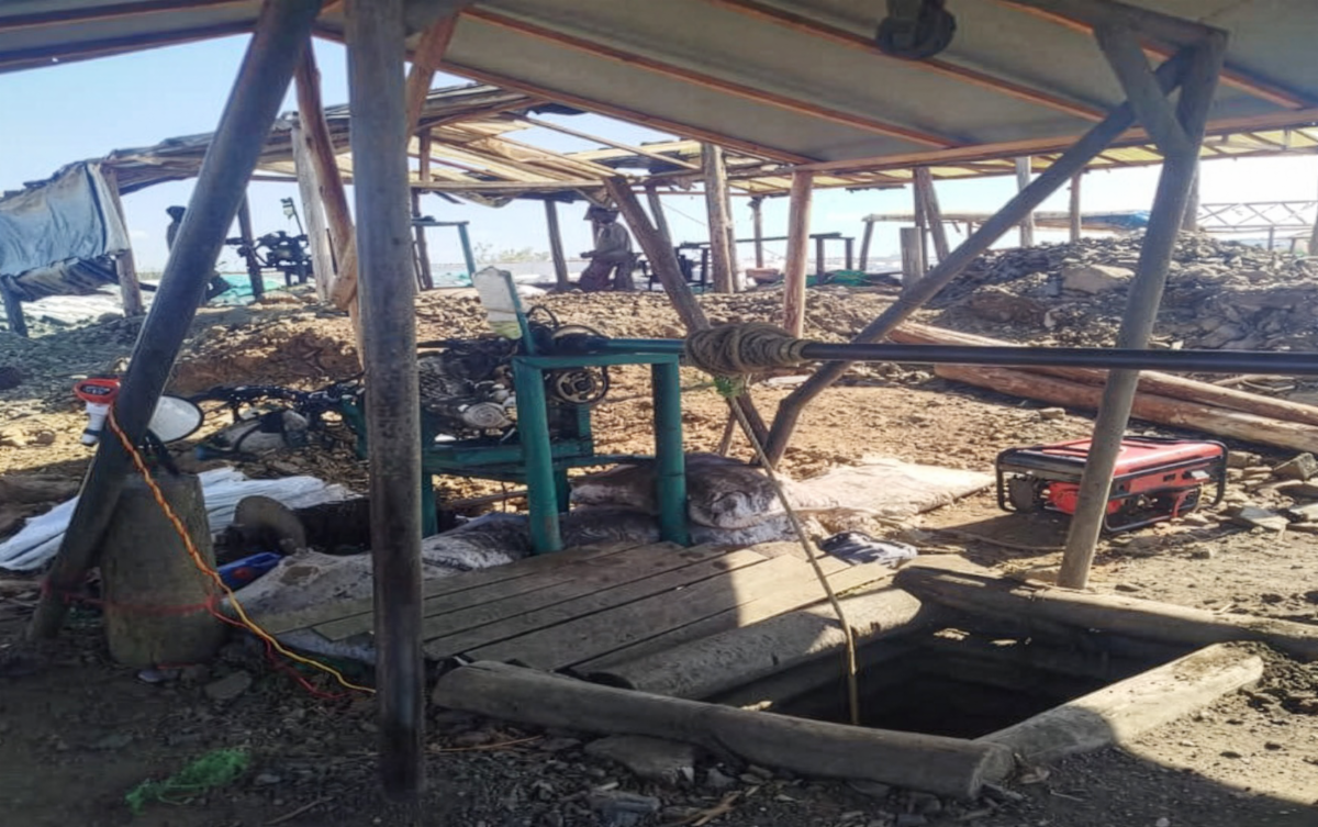 A small-scale mining site in Geita Region, one of the locations included in the ACCESS assessment.