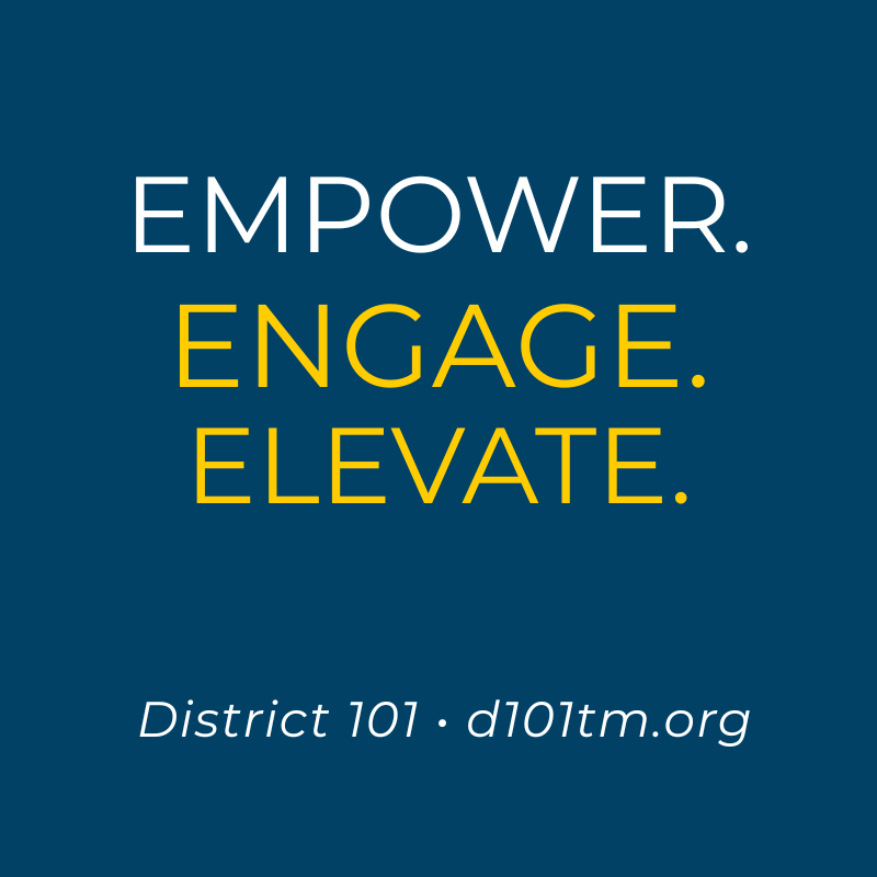 District 101 Theme, 2026 - 2027