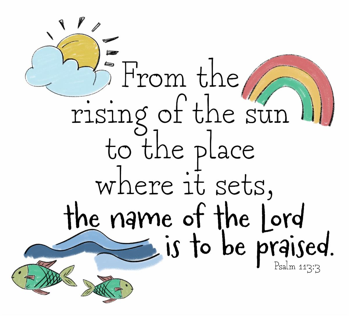 Praise the name of the Lord