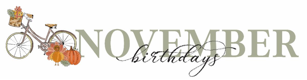 November birthdays