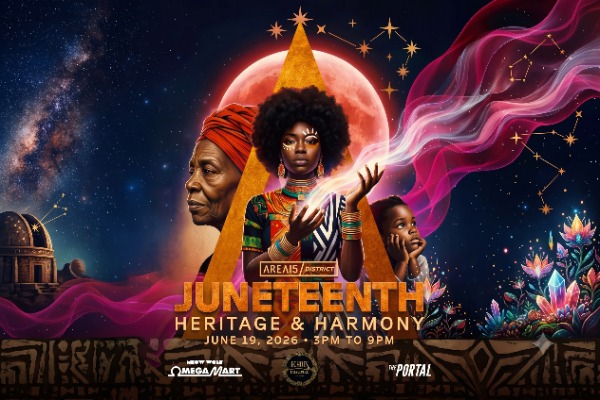 Vibrant Juneteenth Freedom Celebration inside The Portal at AREA15 Las Vegas