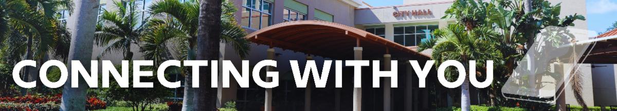 Section Header: Connecting with You.