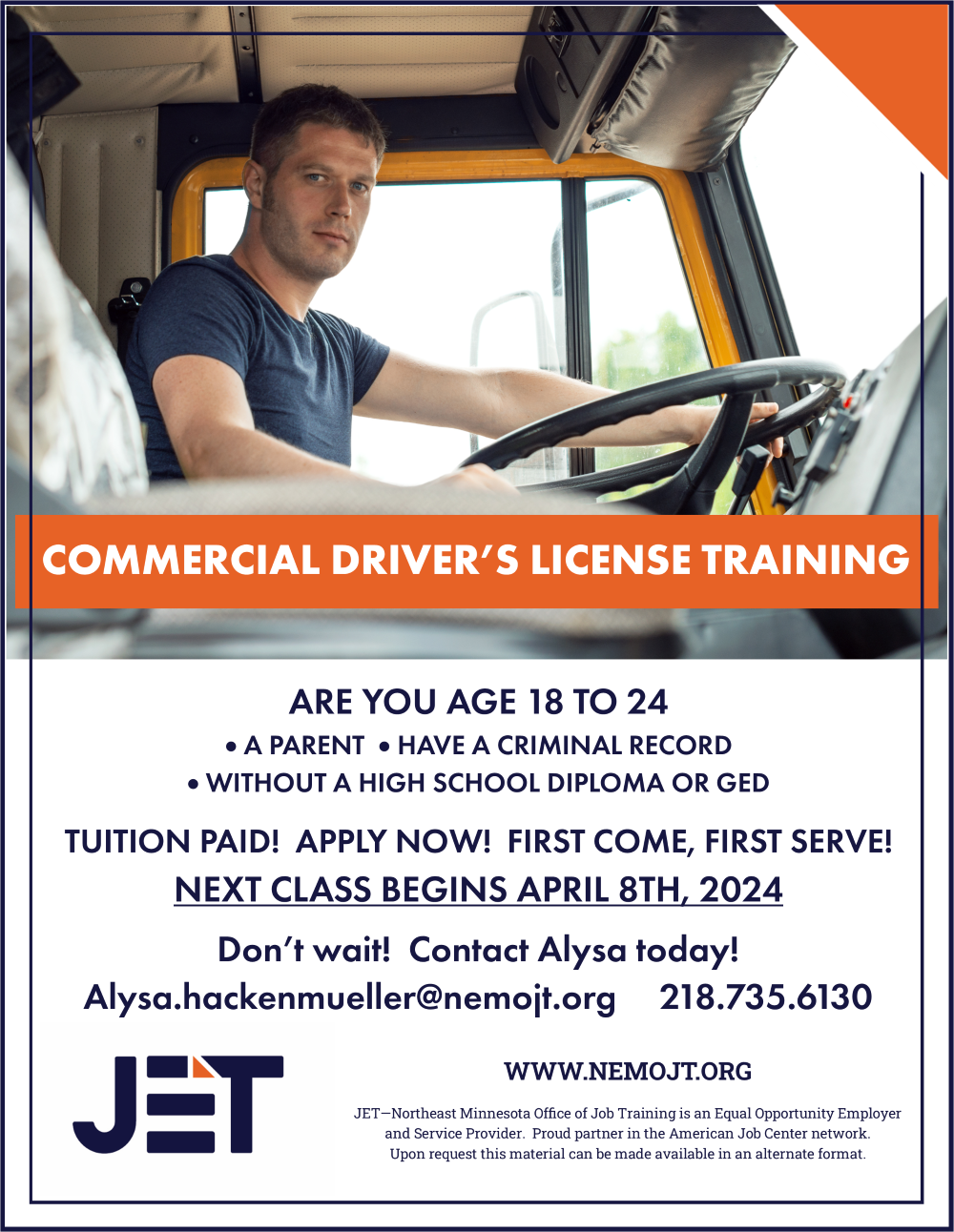 JET CDL Flyer Int'l Falls