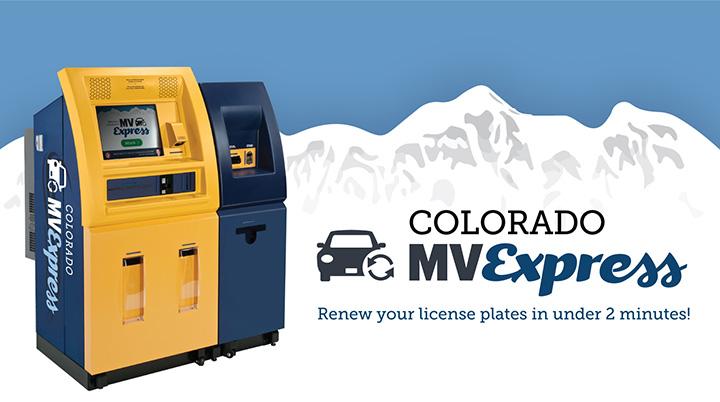 Kiosk offering DMV express services