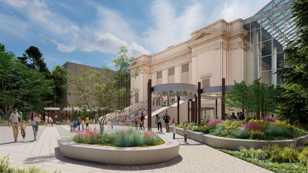 Rendering of museum renovation
