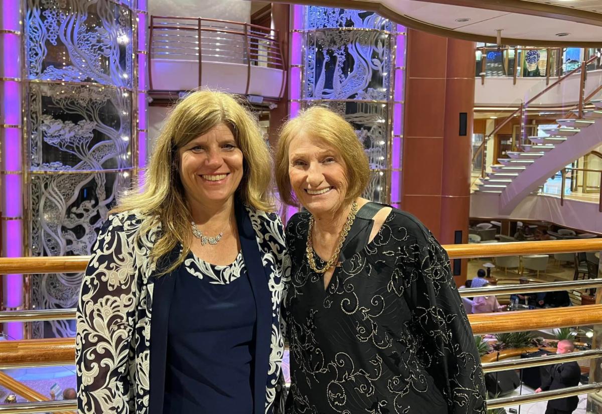 Monique and Pat on Diamond Princess