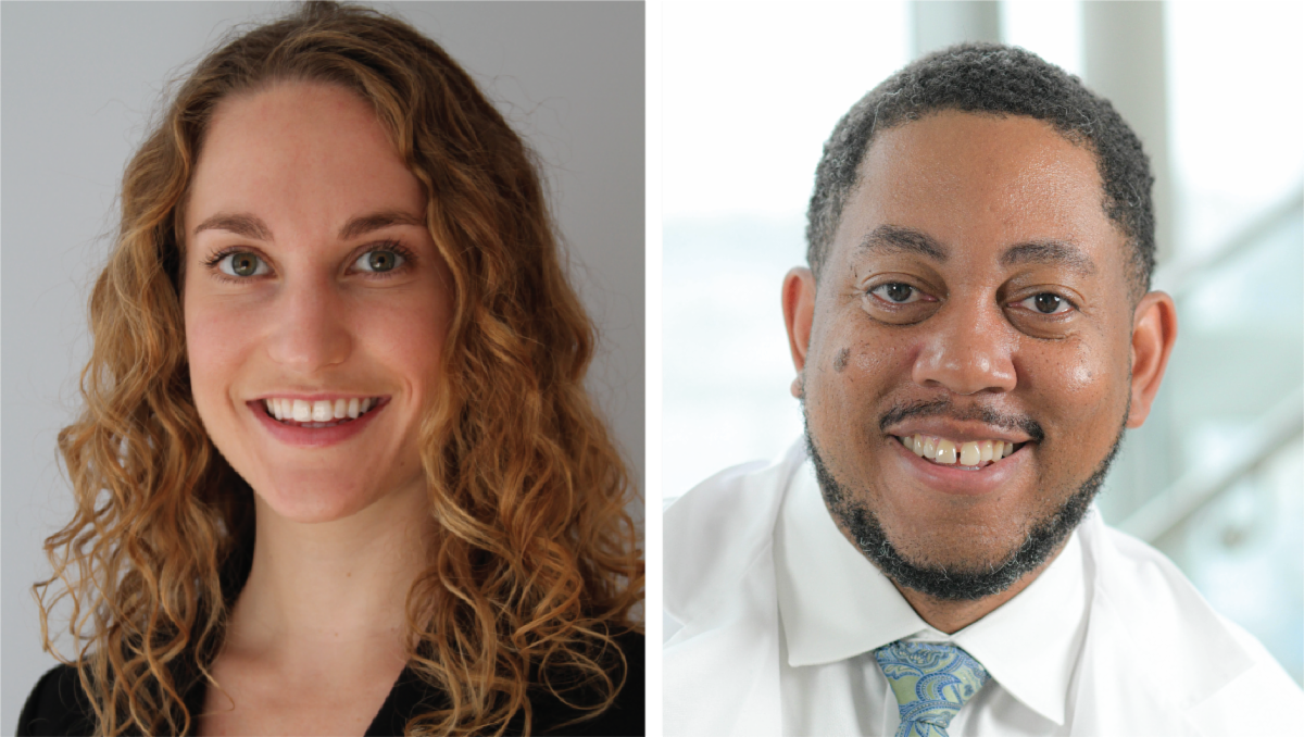 Drs. Lauren Feld and Terrell Johnson