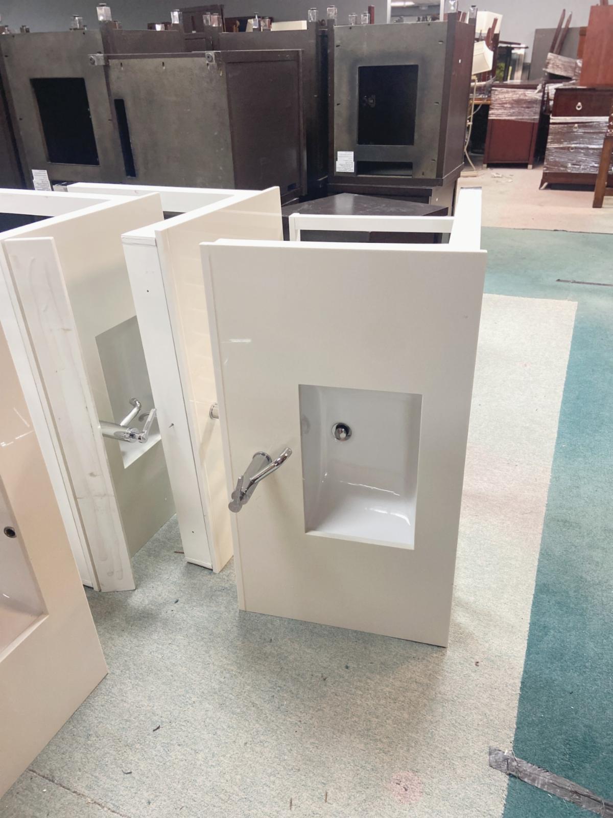 Housekeeping Carts for Maids and Bathroom Vanity Sinks from Resort Hotel