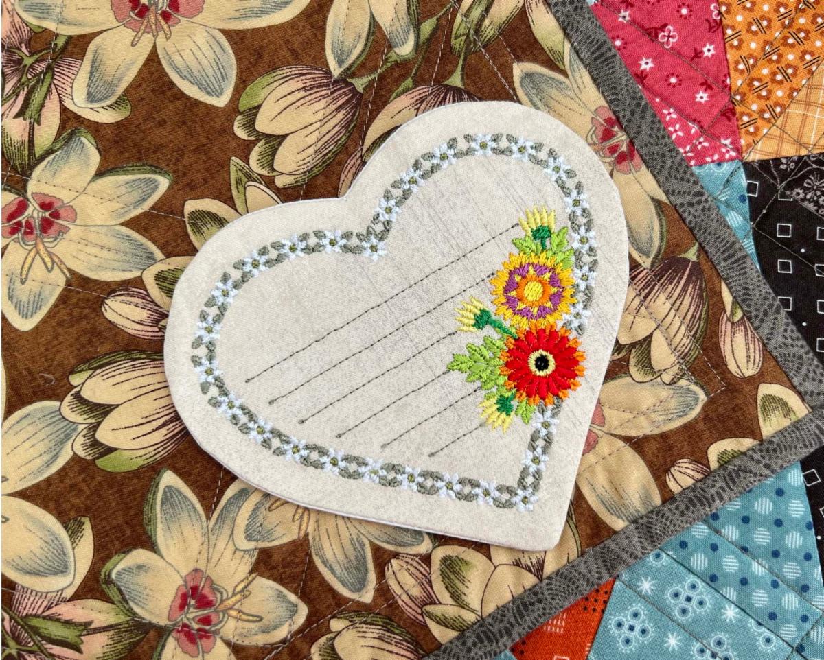 NEW SET! Beautiful Machine Embroidered Quilt Labels