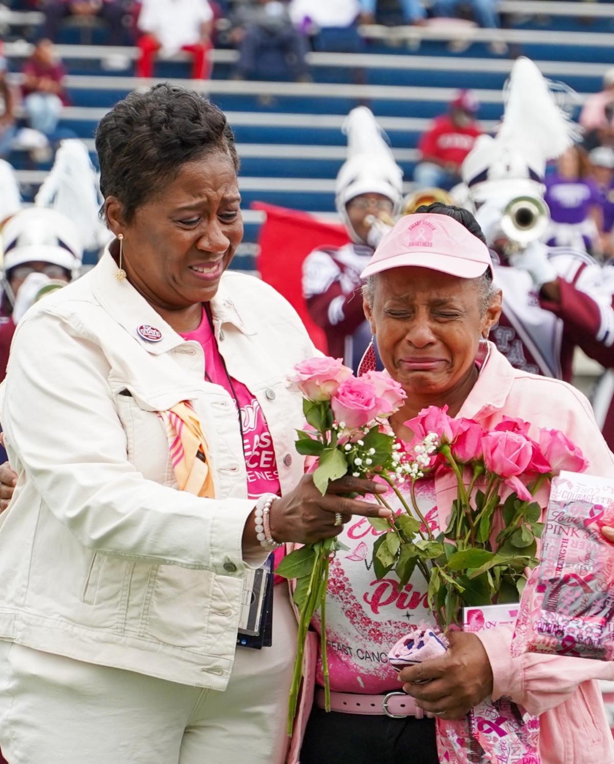 SC State shares heartfelt moment with breast cancer survivors during ...