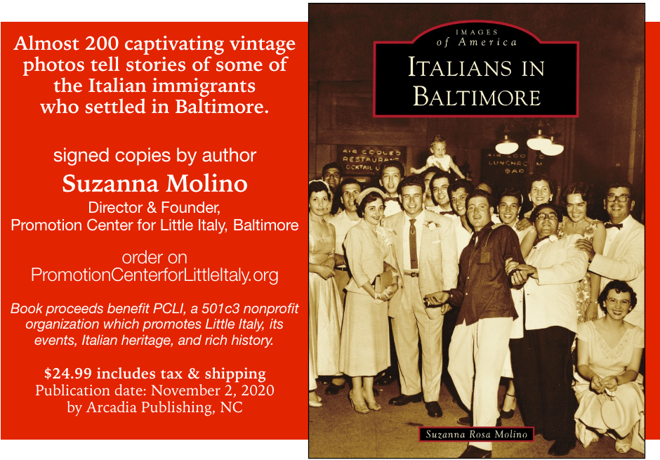 Italians in Baltimore promotional card