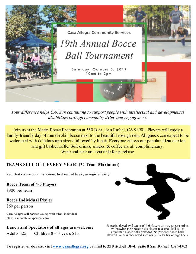 Bocce Flyer from hollie