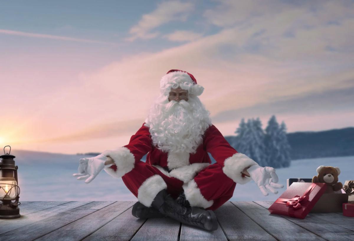 Santa yoga meditation