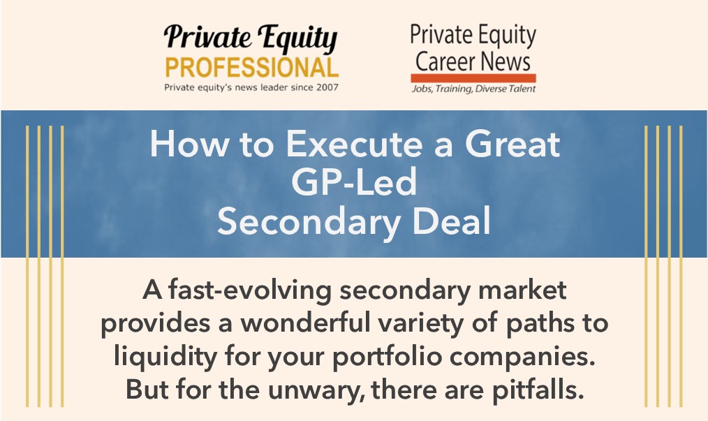 Everything you need to know about GP led secondaries