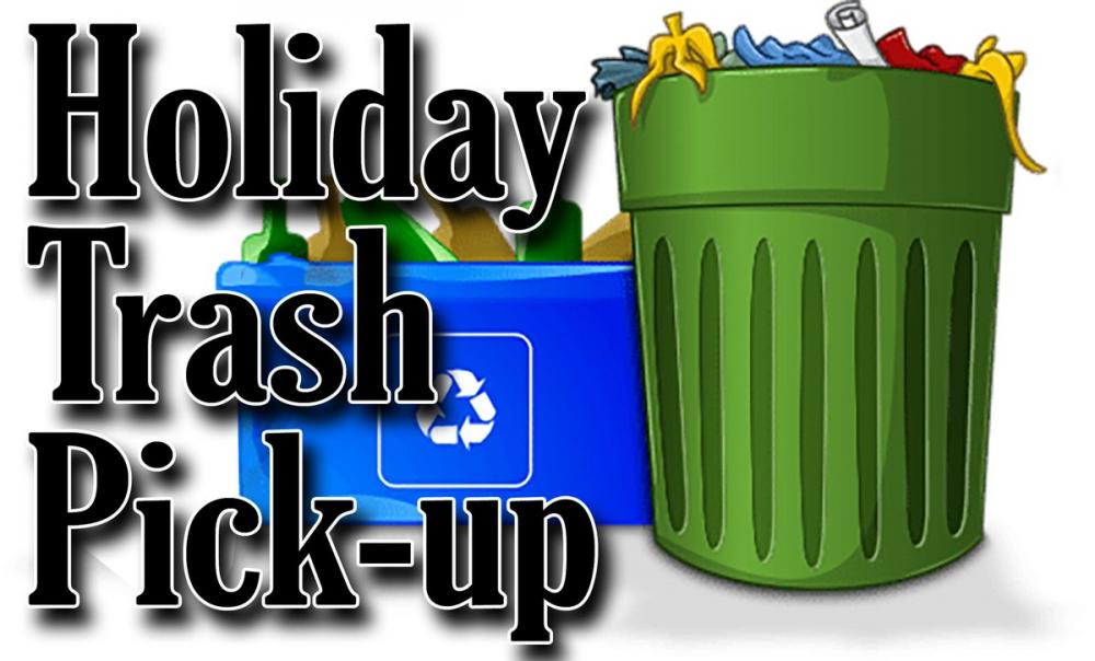 Memorial Day Garbage Collection Schedule