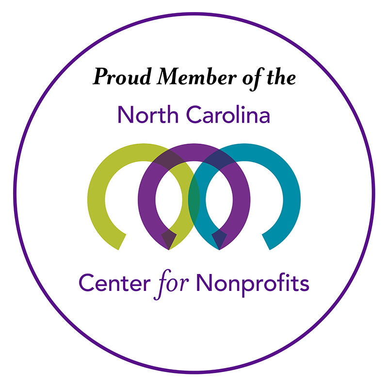Proud Member of the North Carolina Center for Nonprofits