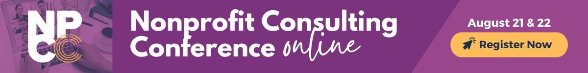 Advertisement for Funding For Good's Nonprofit Consulting Conference