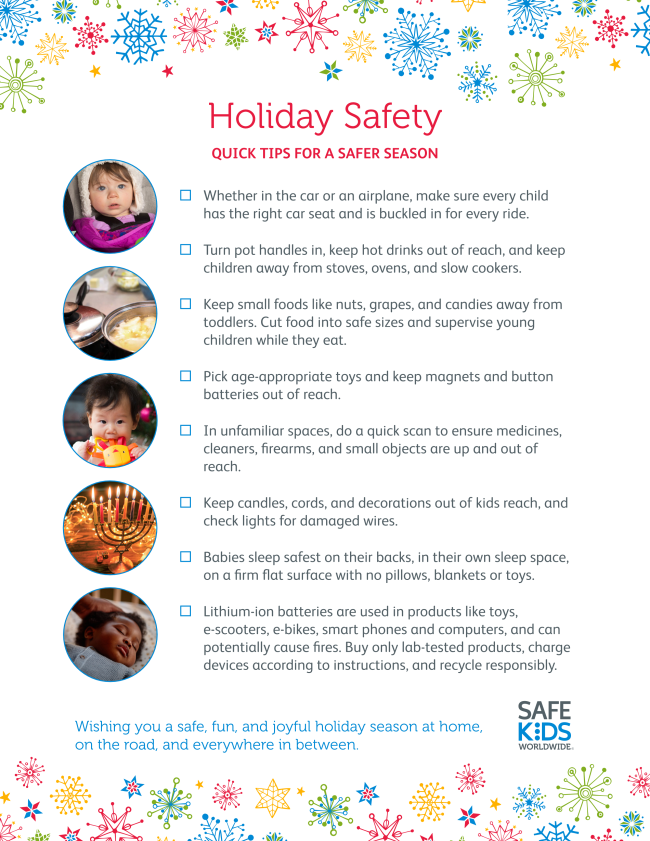 Holiday safety tip 