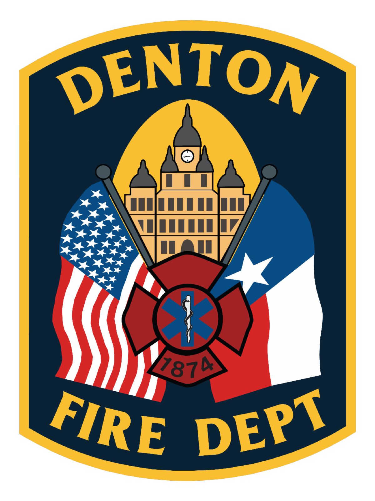 Denton Fire Department Patch