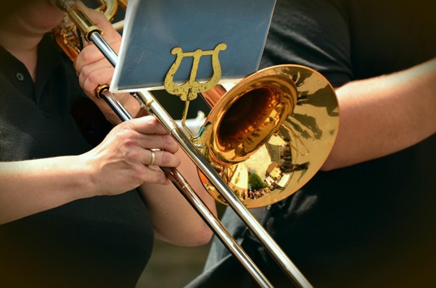 Pep band at Capital