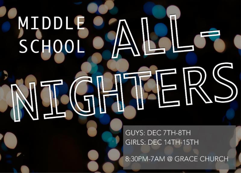Guys All Nighter This Weekend Last Youth Group Tomorrow