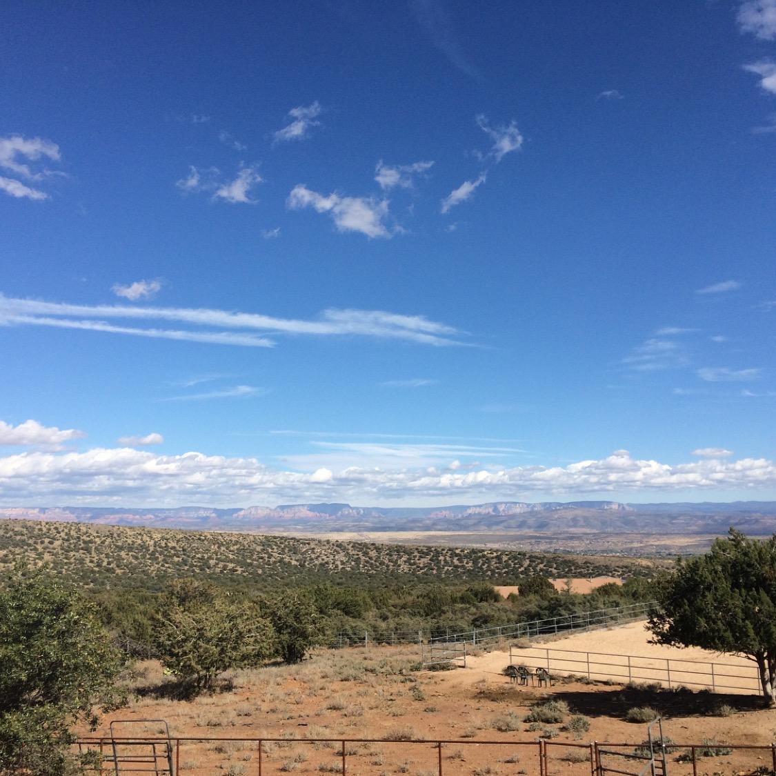 The view of the red rocks from Equine Guidance®