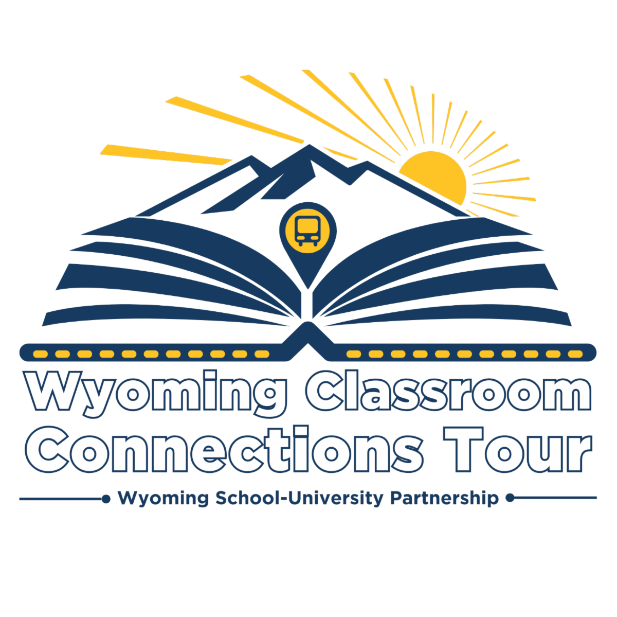 Logo for the Wyoming Classroom Connections Tour.