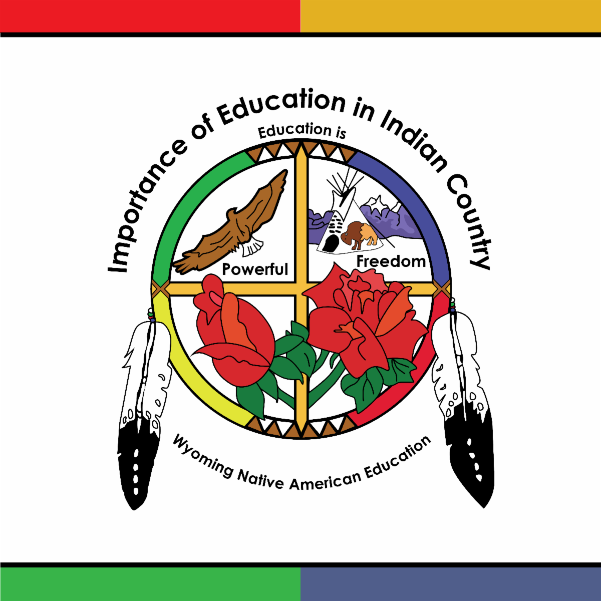 Photo of the Native American Education Logo.