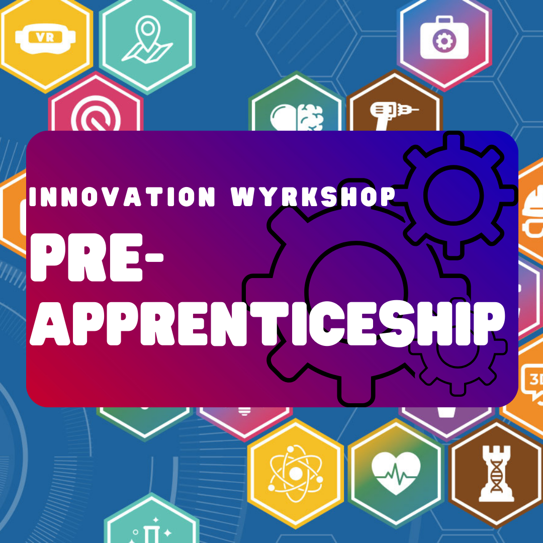 Image with different badges that can be earned from the Innovation Wyrkshop.