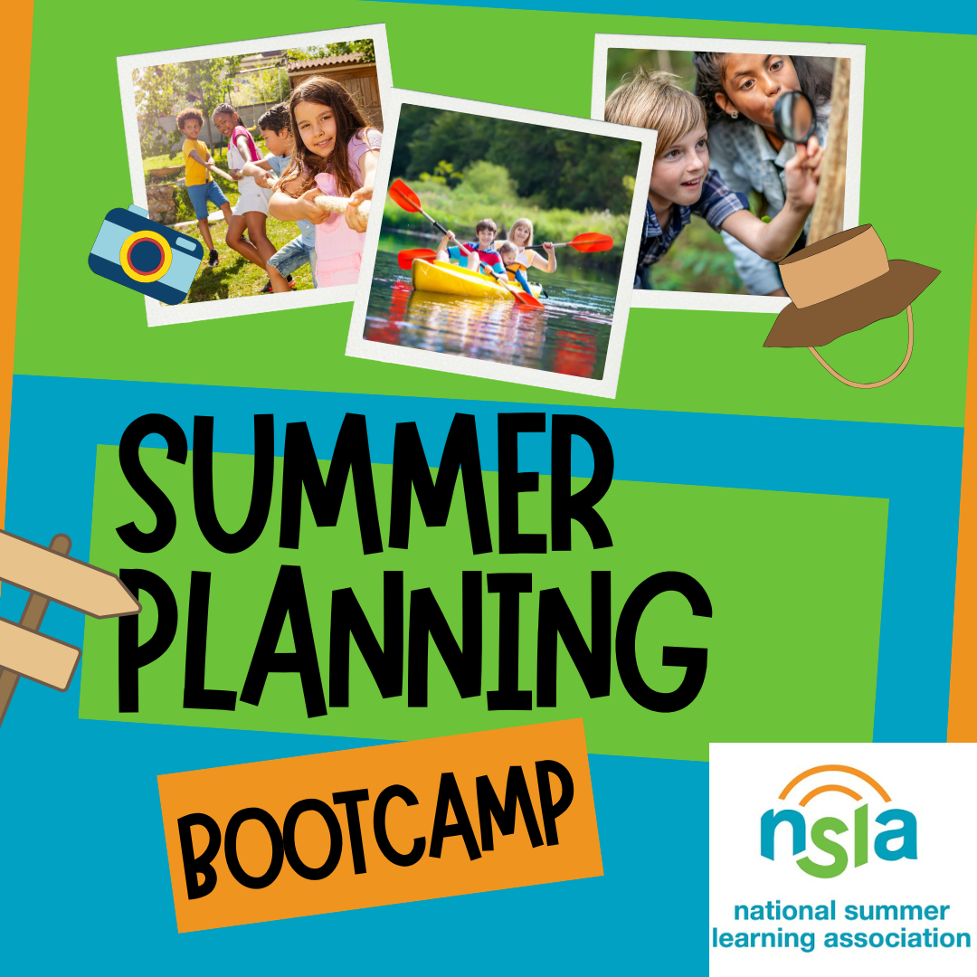 Advertisement for summer planning bootcamp.