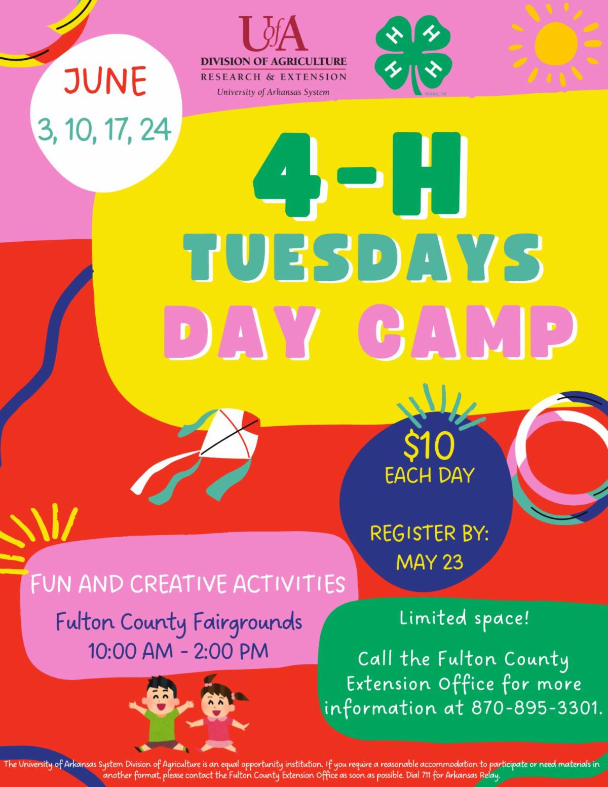 4-H Tuesdays Flyer