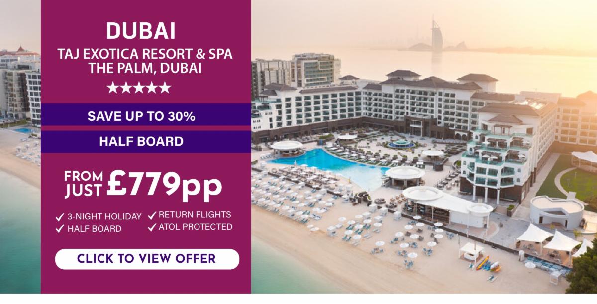 Reminder: 5-Star All-Inclusive Holidays from £399pp