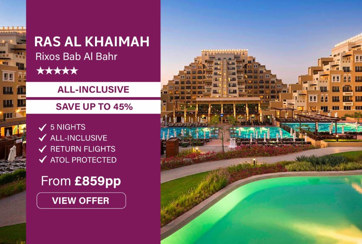 5Star AllInclusive Holidays From £579pp