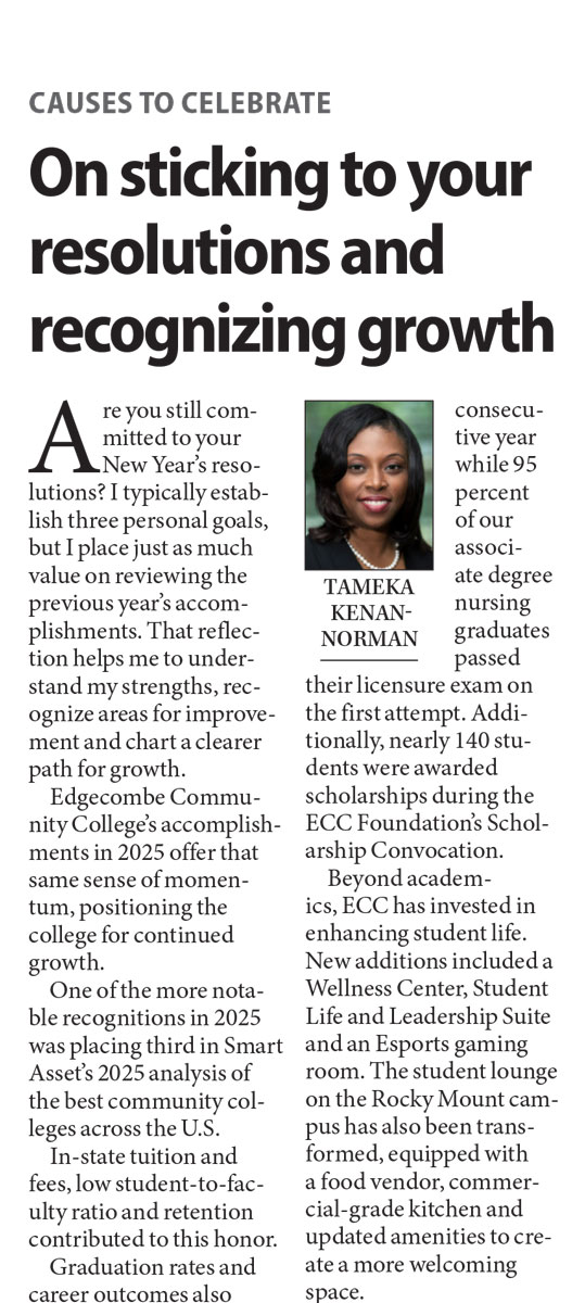 Sticking to your resolutions and recognizing growth