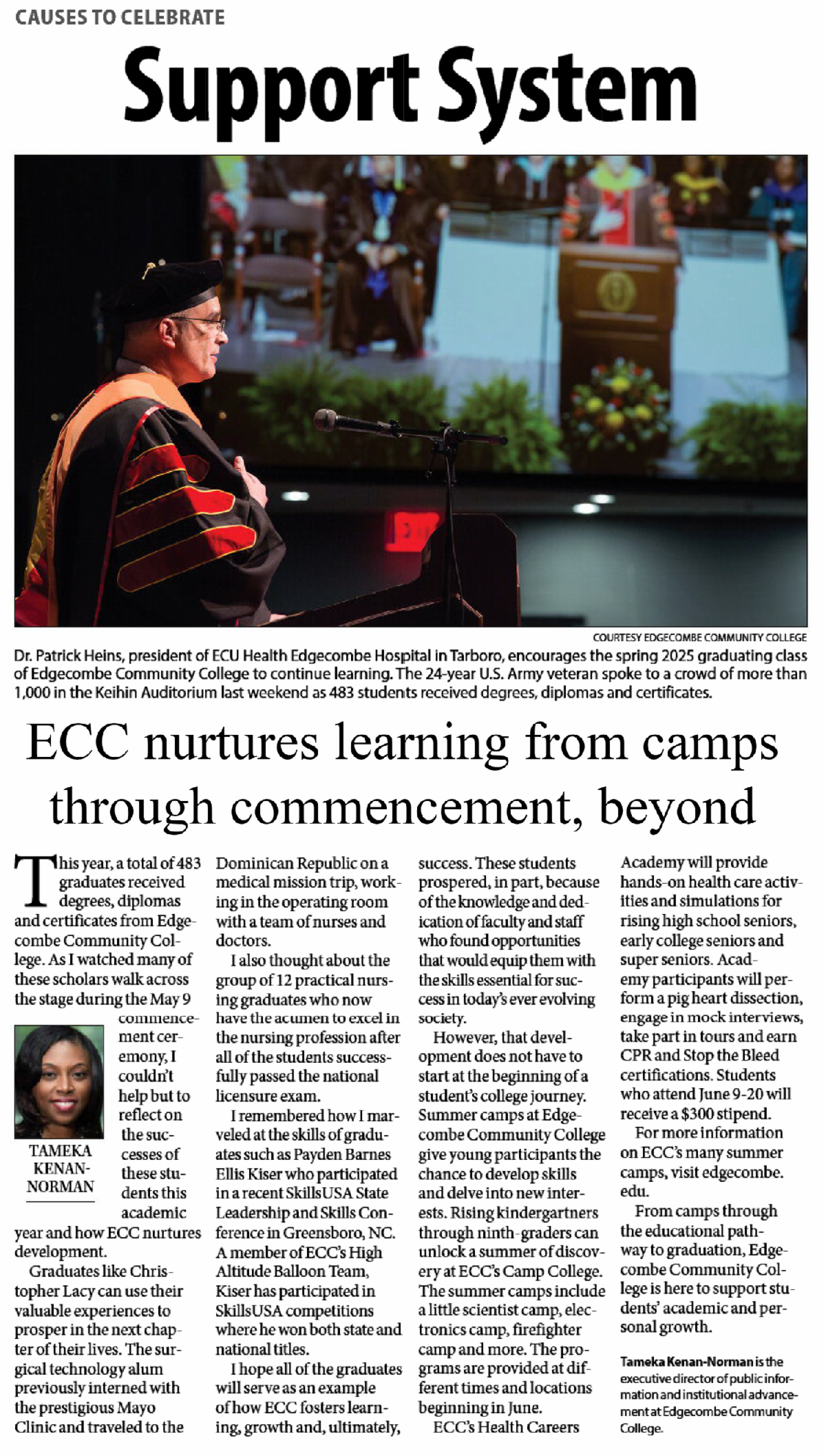 Rocky Mount Telegram Article