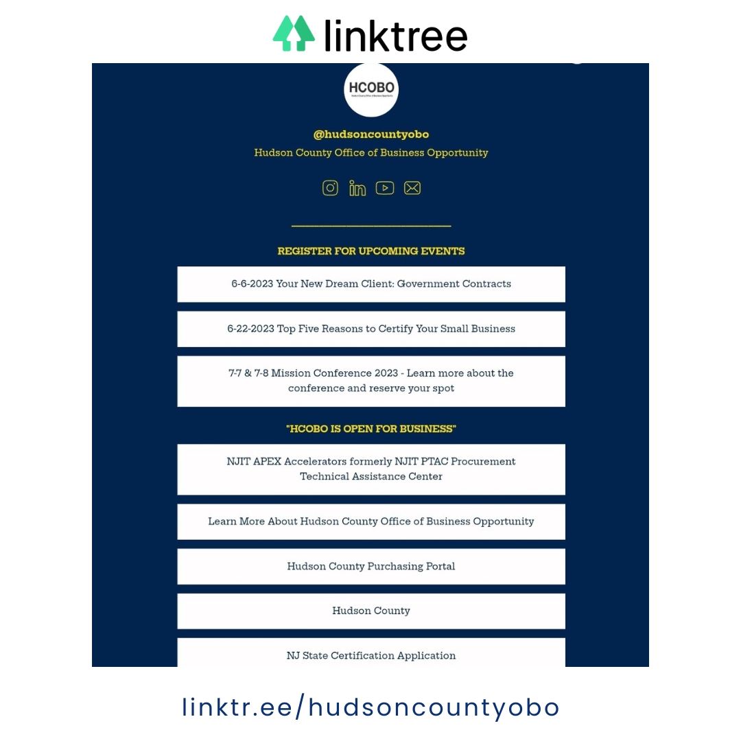 News and Announcements from Hudson County Office of Business Opportunity