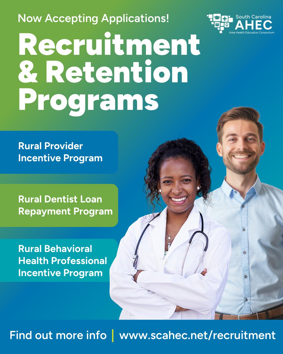 SC AHEC Recruitment and Retention Program Applications Now Open