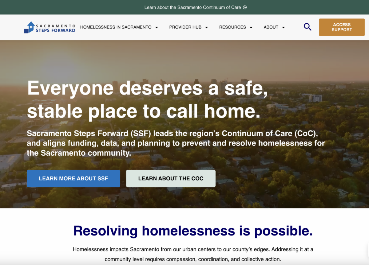 Sacramento Resolving Homelessness Newsletter: September 2025