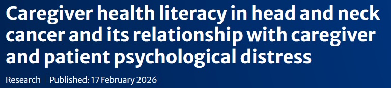 Caregiver health literacy