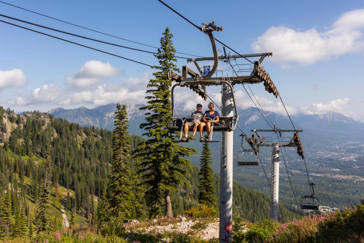 Chairlift Ride at Fernie Alpine Resort