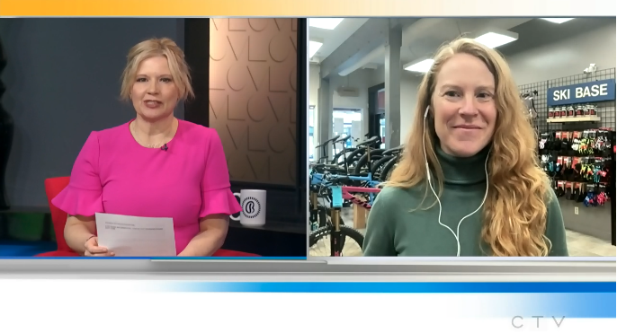 Christine Grimble in a live interview