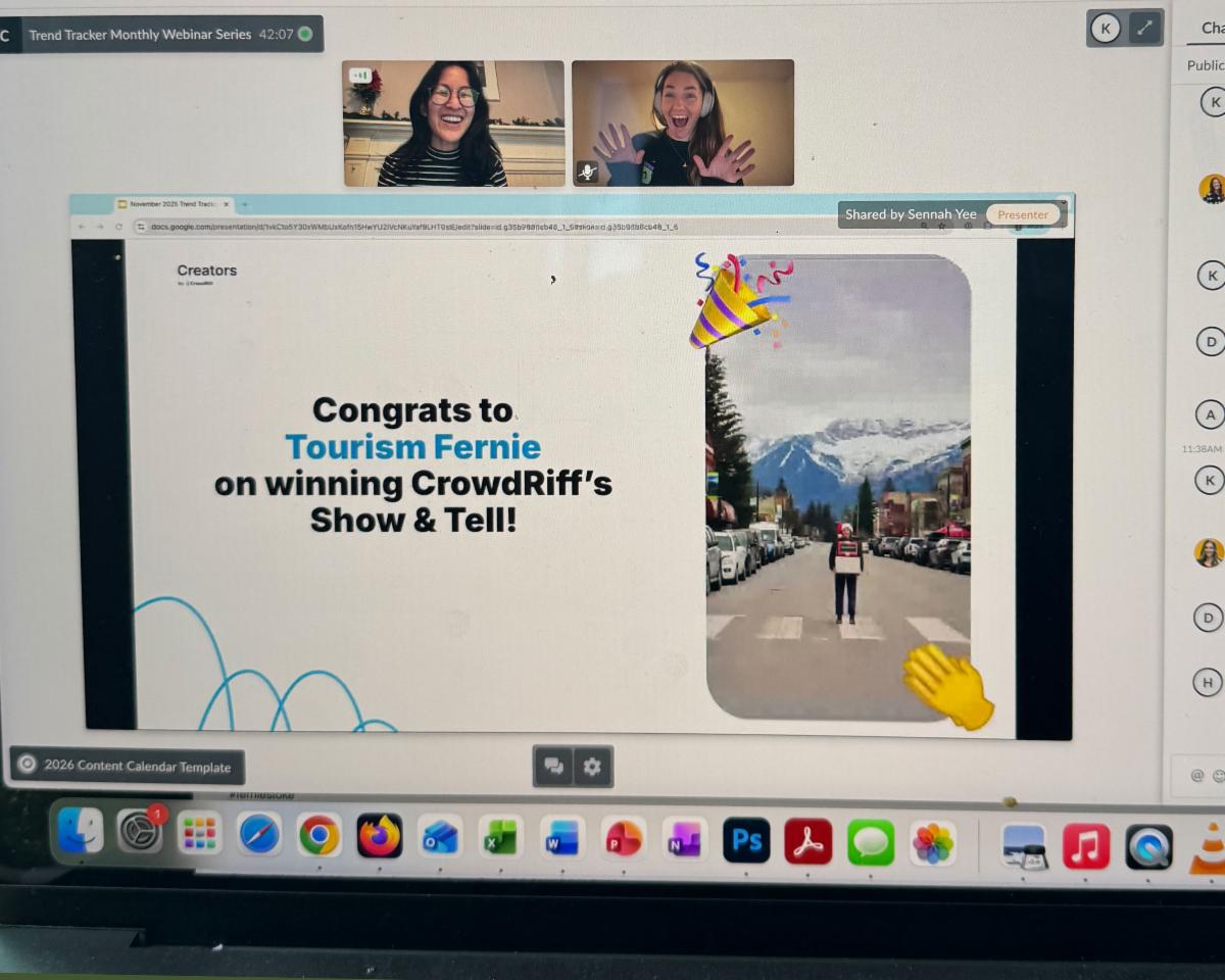 Tourism Fernie's Reels Wins a Prize