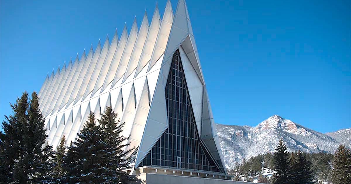 United States Air Force Academy Cadet Chapel Colorado