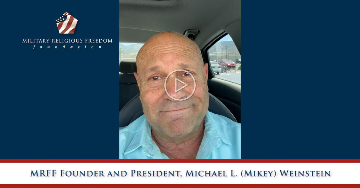 Still image of Mikey Weinstein from video