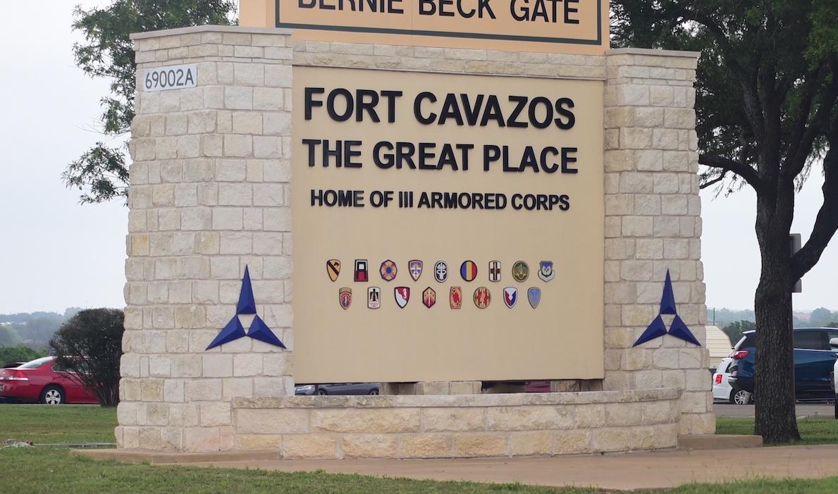 Fort Cavazo sign