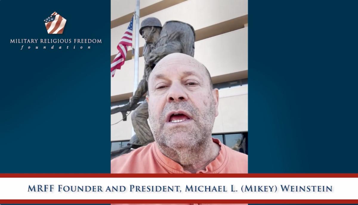 Still image of Mikey Weinstein from video