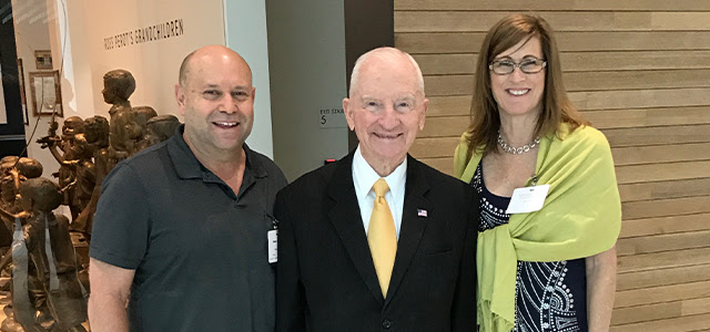 Mikey and Bonnie Weinstein with Ross Perot