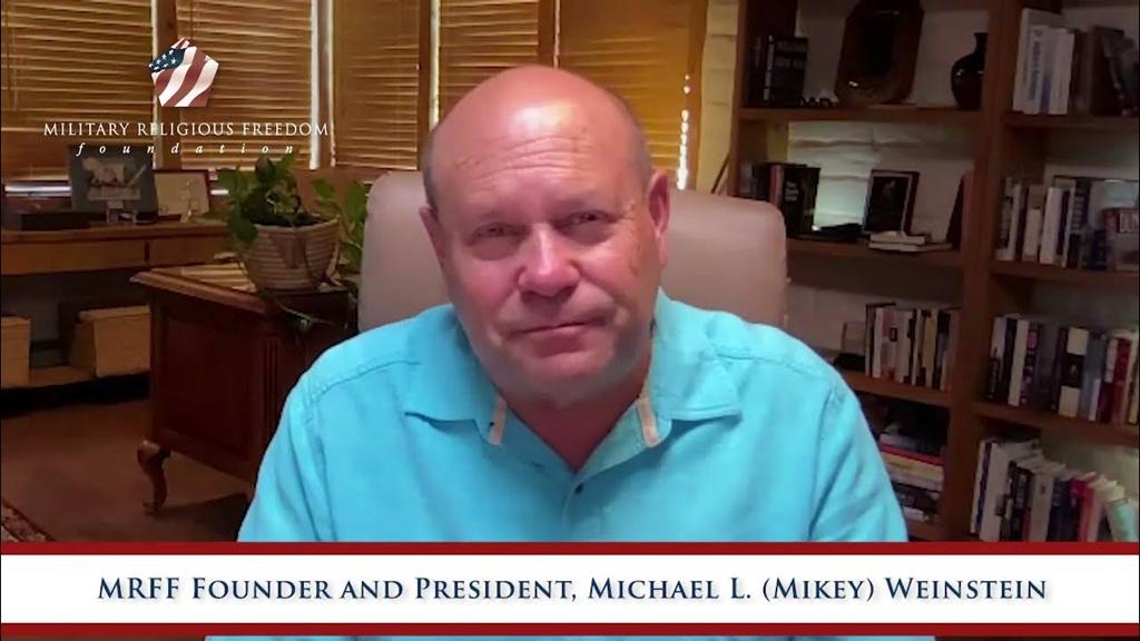 Still image of Mikey Weinstein from video