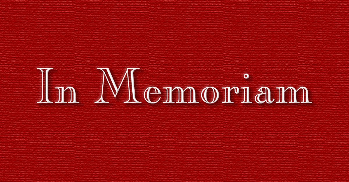 In Memoriam